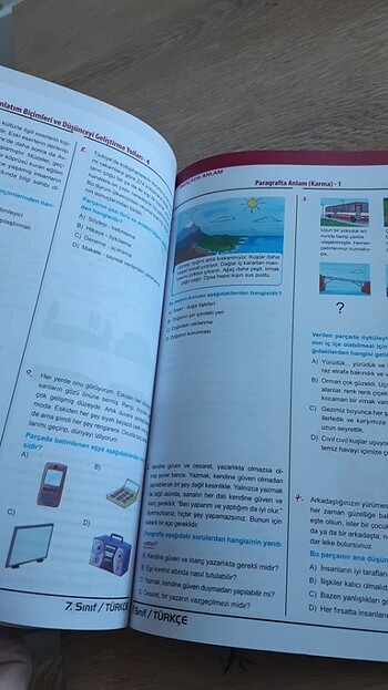 7.sinif Türkçe test kitabı - Görsel 4