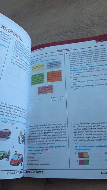 7.sinif Türkçe test kitabı - Görsel 5