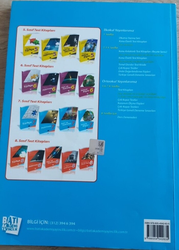 7.sinif Türkçe test kitabı - Görsel 2