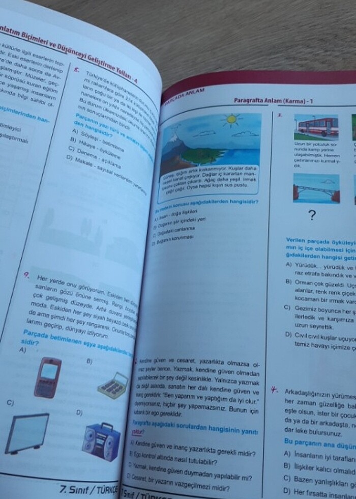 7.sinif Türkçe test kitabı - Görsel 4