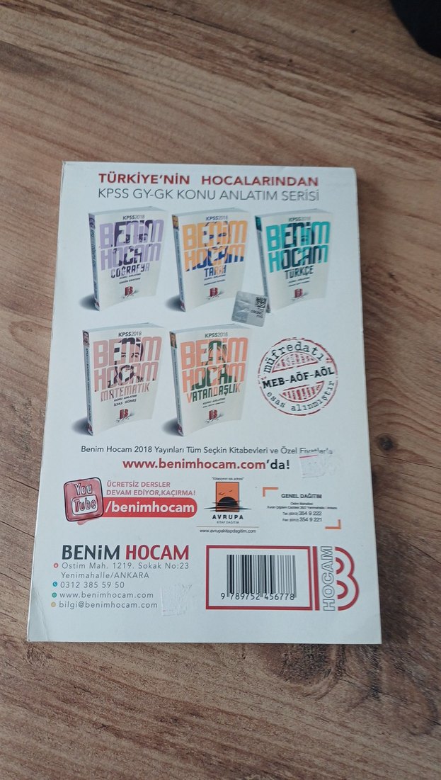 Benim Hocam KPSS 2018 Matematik Yaprak Test - Görsel 2