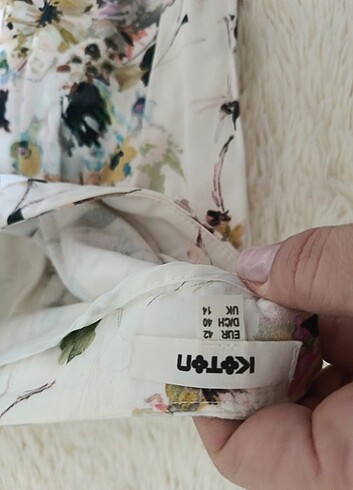 Koton Çok renkli yazlık kadın pantolon