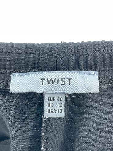 40 Beden siyah Renk Twist Düz Kesim %70 İndirimli.