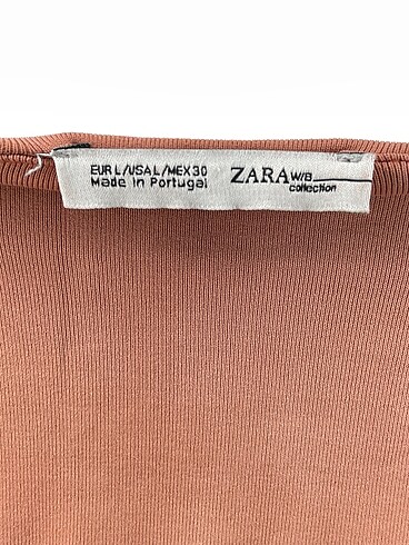 l Beden kahverengi Renk Zara Bluz %70 İndirimli.