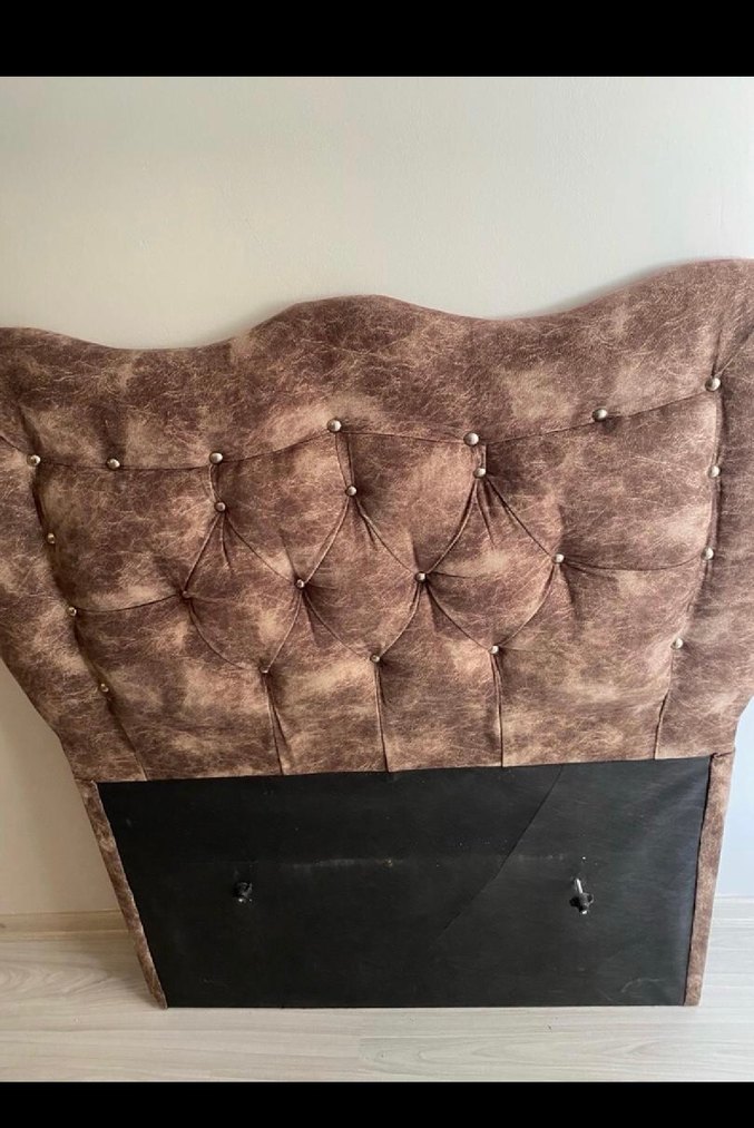 Kahverengi Modern yatak başlığı - Görsel 3