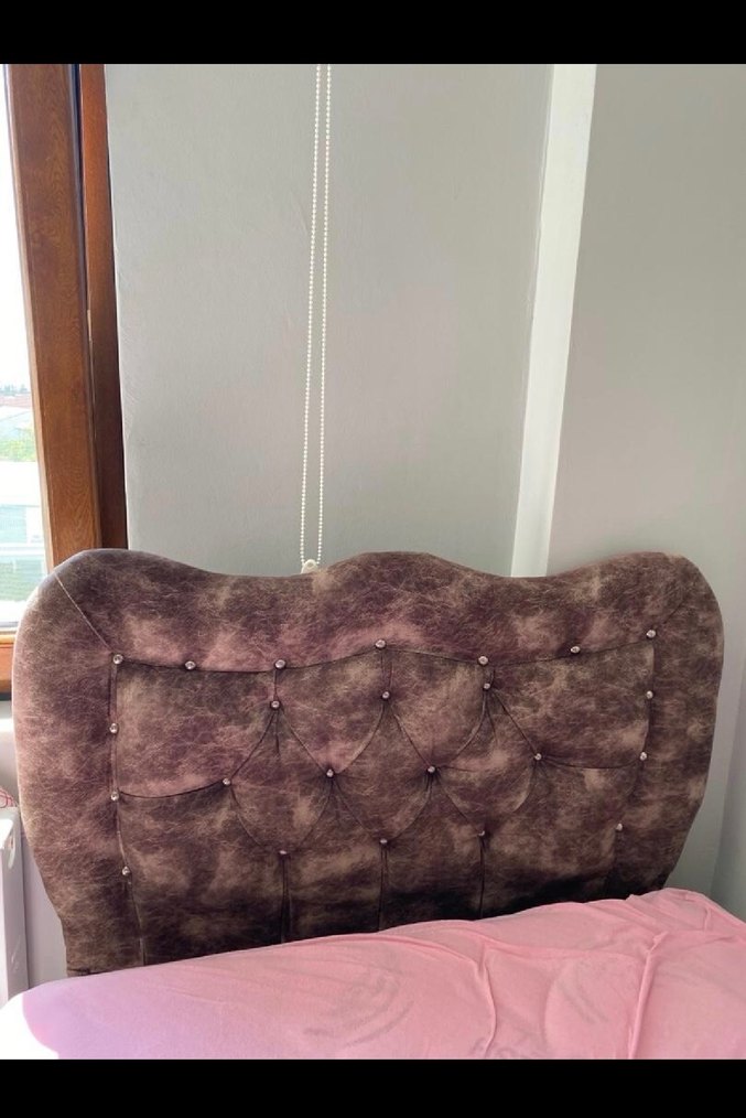 Kahverengi Modern yatak başlığı - Görsel 2