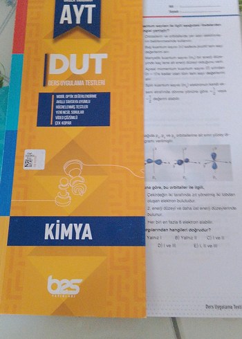 AYT DUT Kimya Ders Uygulama Testleri