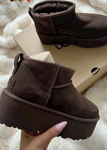 38 Beden Ugg Kahverengi yüksek tabanlı bot