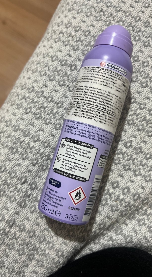 ISANA Secret Moment Kadın Parfümlü Deodorant libre muadili - Görsel 2