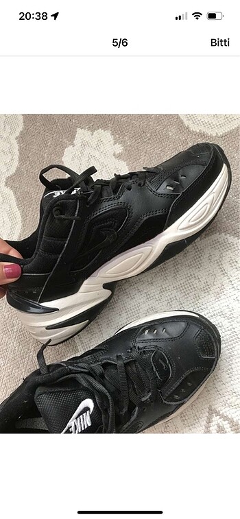 37 Beden siyah Renk Nike tekno model