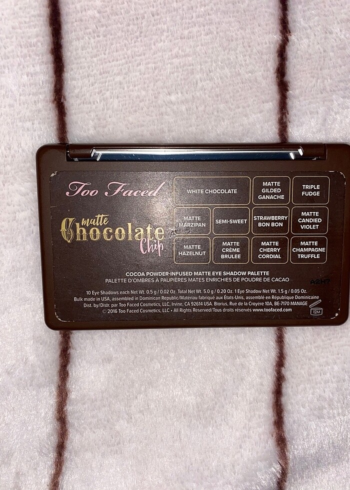 Too faced matte chocolate chip - Görsel 3