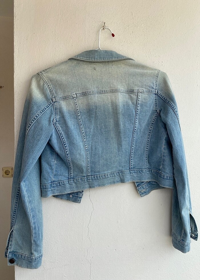 LCW Crop Jean ceket - Görsel 2