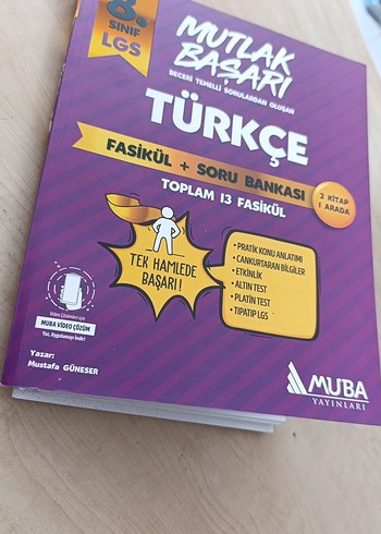 8. Sınıf LGS Türkçe Fasikül ve Soru Bankası