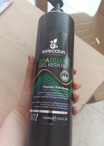 Seleccion Brazilian Gel Keratin Anti-Break Şampuan 1000ml