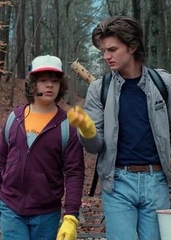 Stranger Things Dustin ve Steve karakter figürleri - Görsel 2