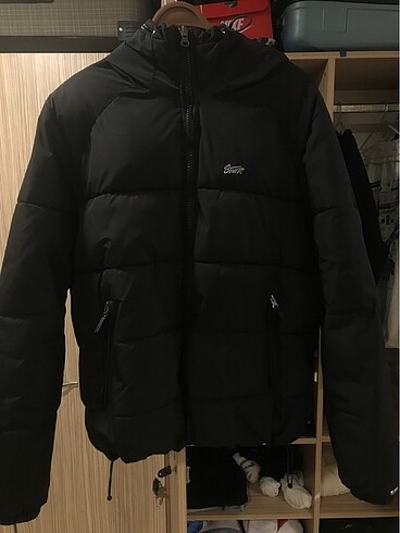 m Beden Pull and bear erkek şişme mont
