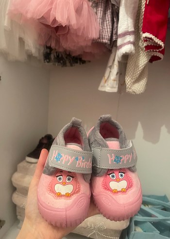 Kız Çocuk Beyaz Tokalı Babet Ayakkabı - Görsel 7