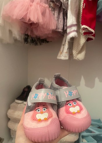 Kız Çocuk Beyaz Tokalı Babet Ayakkabı - Görsel 6