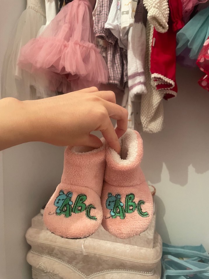 Kız Çocuk Beyaz Tokalı Babet Ayakkabı - Görsel 4