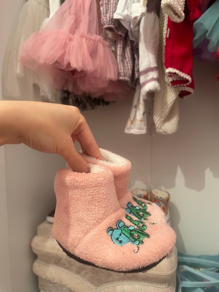 Kız Çocuk Beyaz Tokalı Babet Ayakkabı - Görsel 5