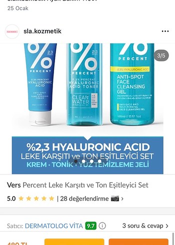 %23 Hyaluronik Asitli Erkek Cilt Bakım Seti - Görsel 2