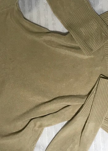 Bej Kadın Kazak - Görsel 3