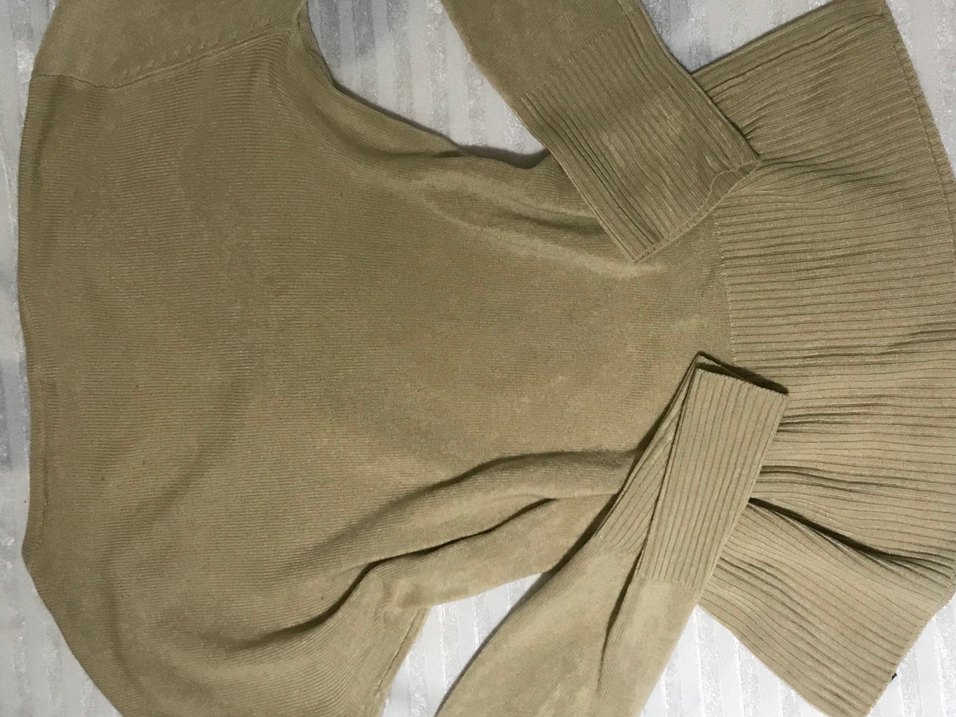 Bej Kadın Kazak - Görsel 3