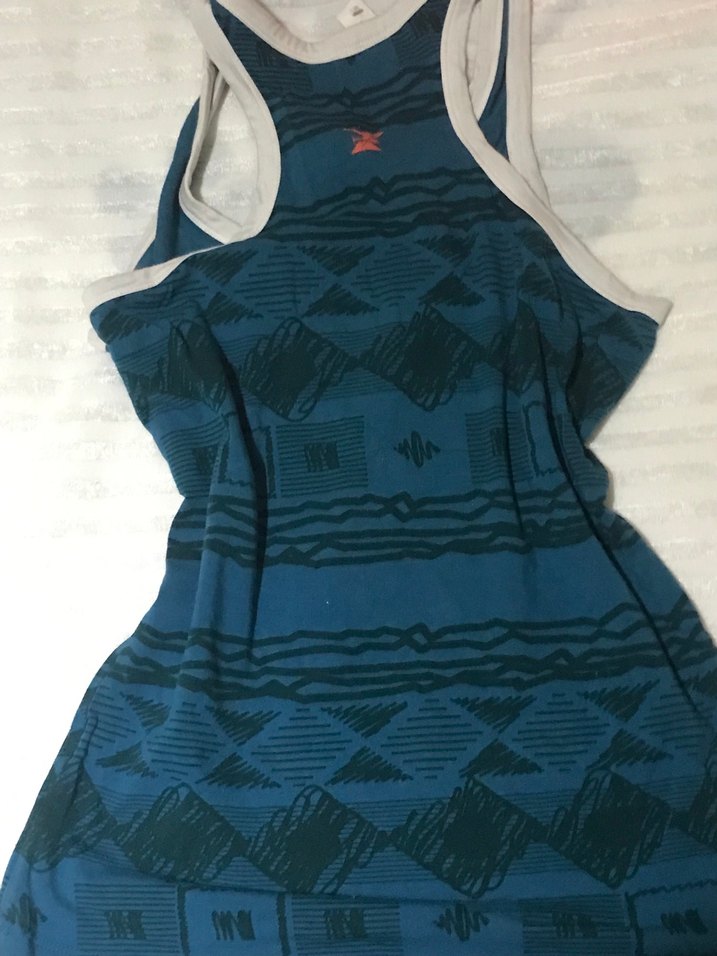 Desenli lacivert atlet - Görsel 2