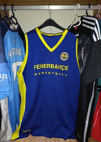 Orjinal Fenerbahçe Basketbol Erkek Kolsuz Spor Forması