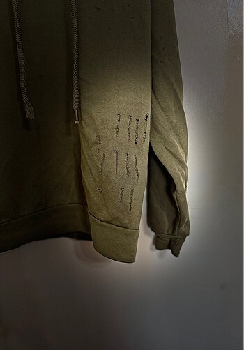 s Beden haki Renk Sweatshirt kapüşonlu