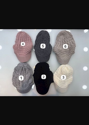 Örgü Bohem Kadın Bere - Görsel 2