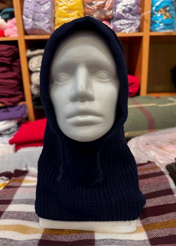 Kadın Lacivert Örgü Bere - Görsel 2