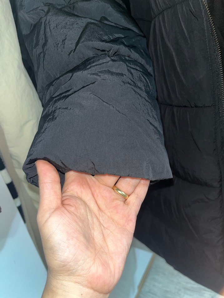 Fermuarlı Siyah Kadın Kışlık  Mont - Görsel 3