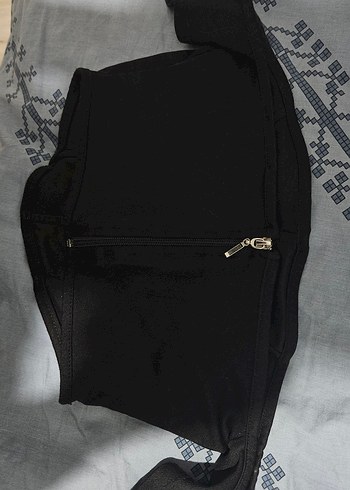 Siyah Straplez Kısa Kollu Büstiyer - Görsel 3