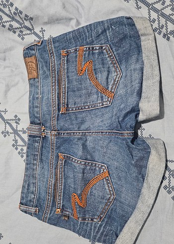 Düşük Bel Kot Şort - Görsel 2