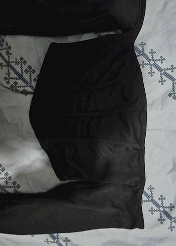 Siyah Straplez Uzun Kollu Korse - Görsel 4