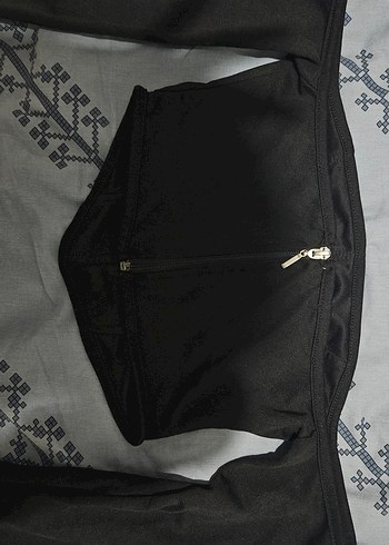 Siyah Straplez Uzun Kollu Korse - Görsel 2