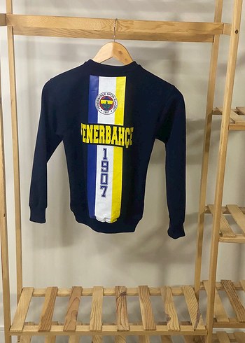 10 Yaş Beden Erkek Çocuk Lacivert Baskılı Sweatshirt