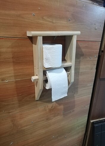 Ahşap Tuvalet kağıtlığı 