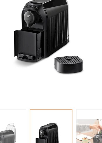 Thcibo Kapsül Siyah Kahve Makinesi - Görsel 3