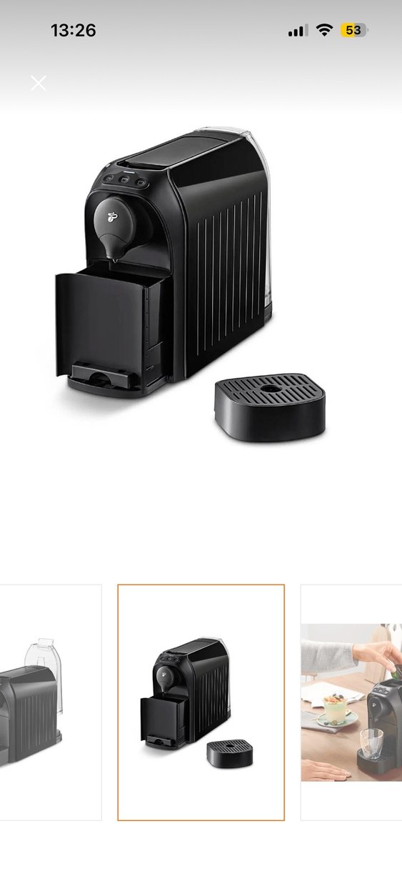 Thcibo Kapsül Siyah Kahve Makinesi - Görsel 3