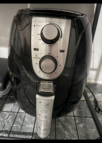 Siyah ve Gri Hava Fritözü - Görsel 4