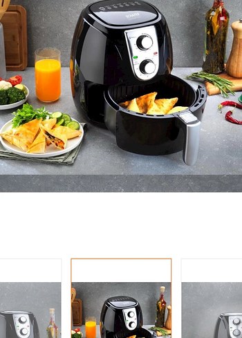 Siyah ve Gri Hava Fritözü - Görsel 2