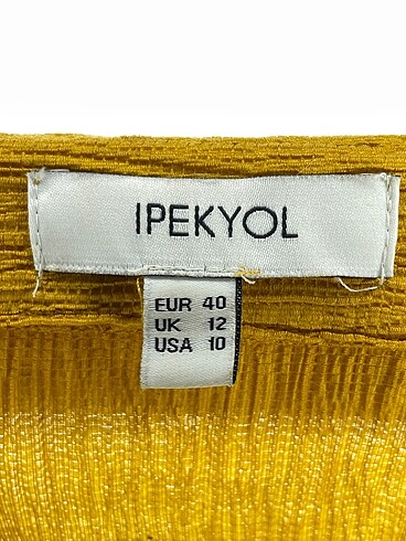 40 Beden sarı Renk ipekyol Gömlek %70 İndirimli.