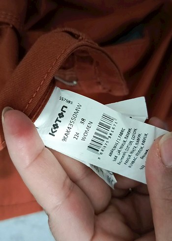 38 Beden Kahverengi Kemerli Kadın Kumaş Pantolon