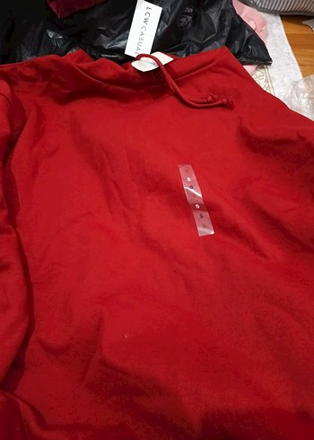 Kırmızı Erkekı Sweatshirt - Görsel 2