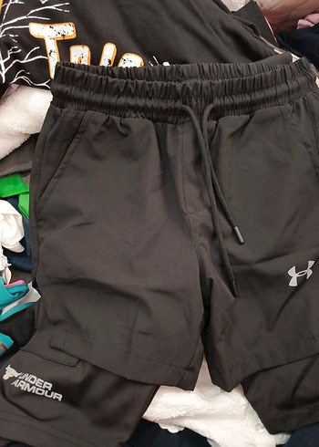 Siyah Erkek Spor Mini Şort - Görsel 5