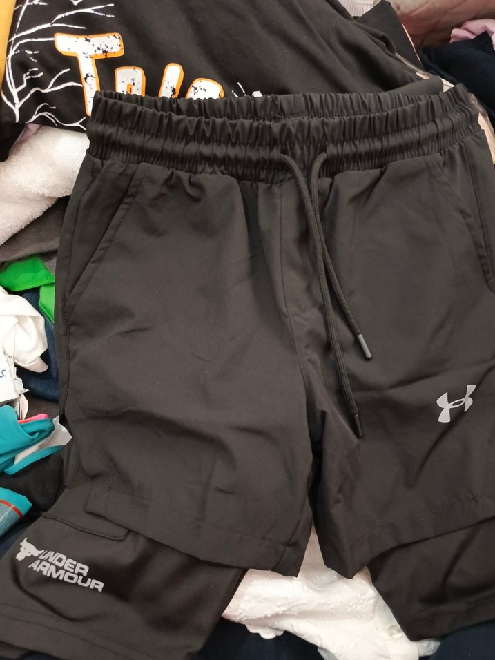 Siyah Erkek Spor Mini Şort - Görsel 5