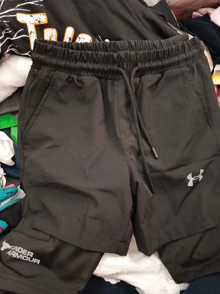 Siyah Erkek Spor Mini Şort - Görsel 4