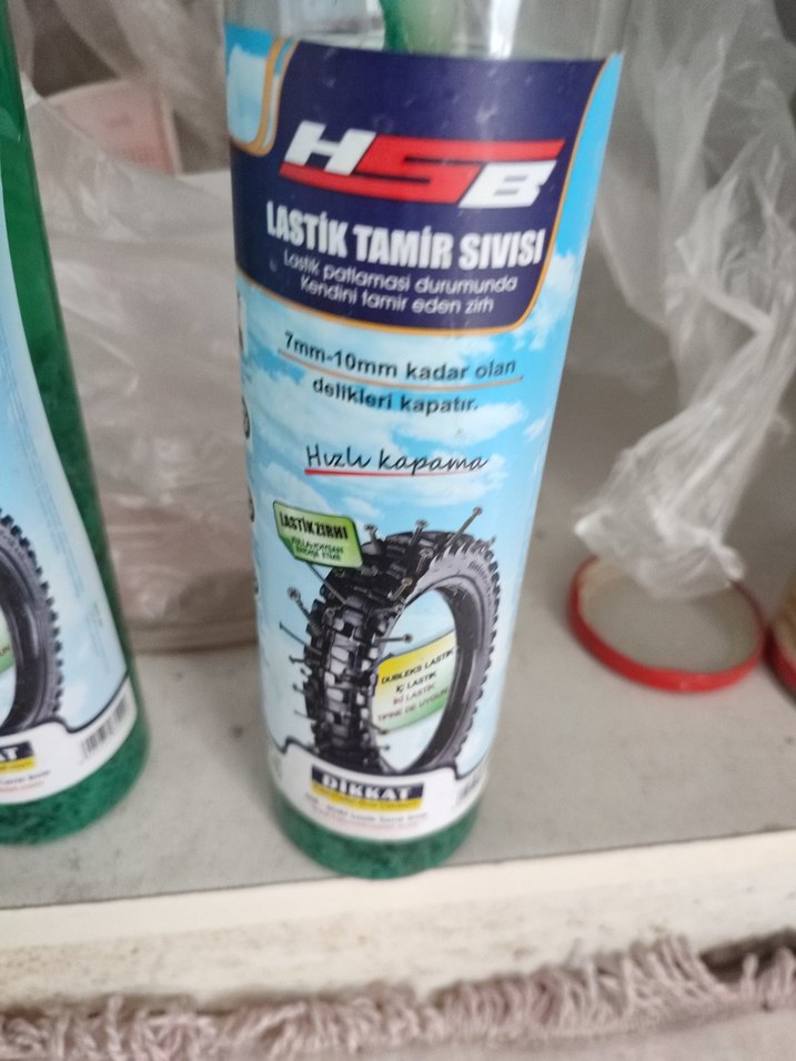 lastik tamir sıvısı 
Araç Lastik Sızdırmazlık Sıvısı 300 ml - Görsel 3